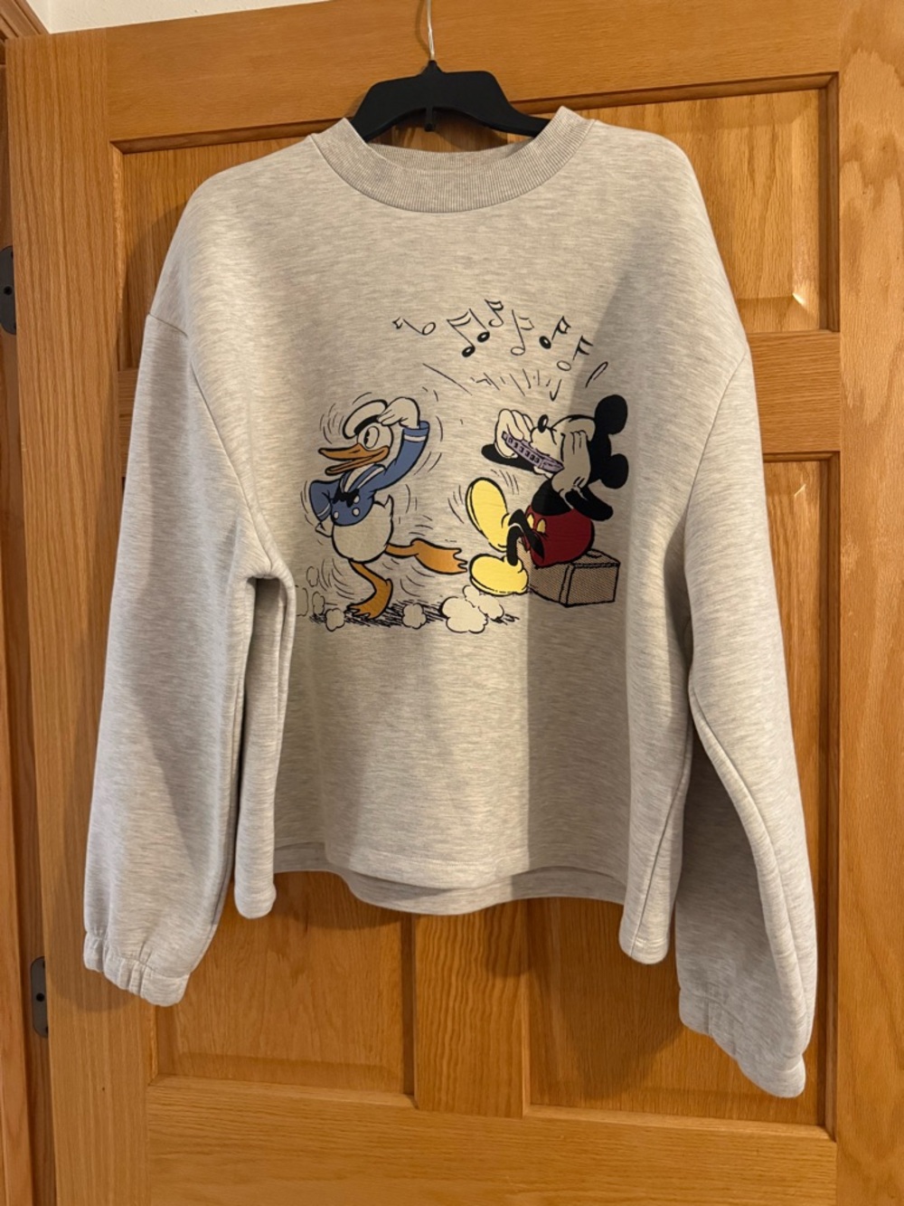 Disney Mickey Mouse Donald Duck crew neck sweatshirt ASOS collab size large